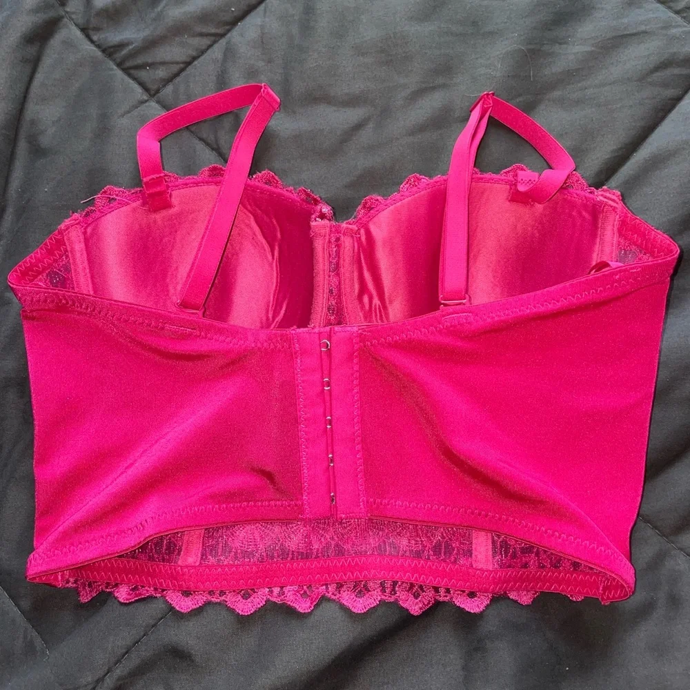 Windsor Corset Top Hot Pink - Picture 2 of 3